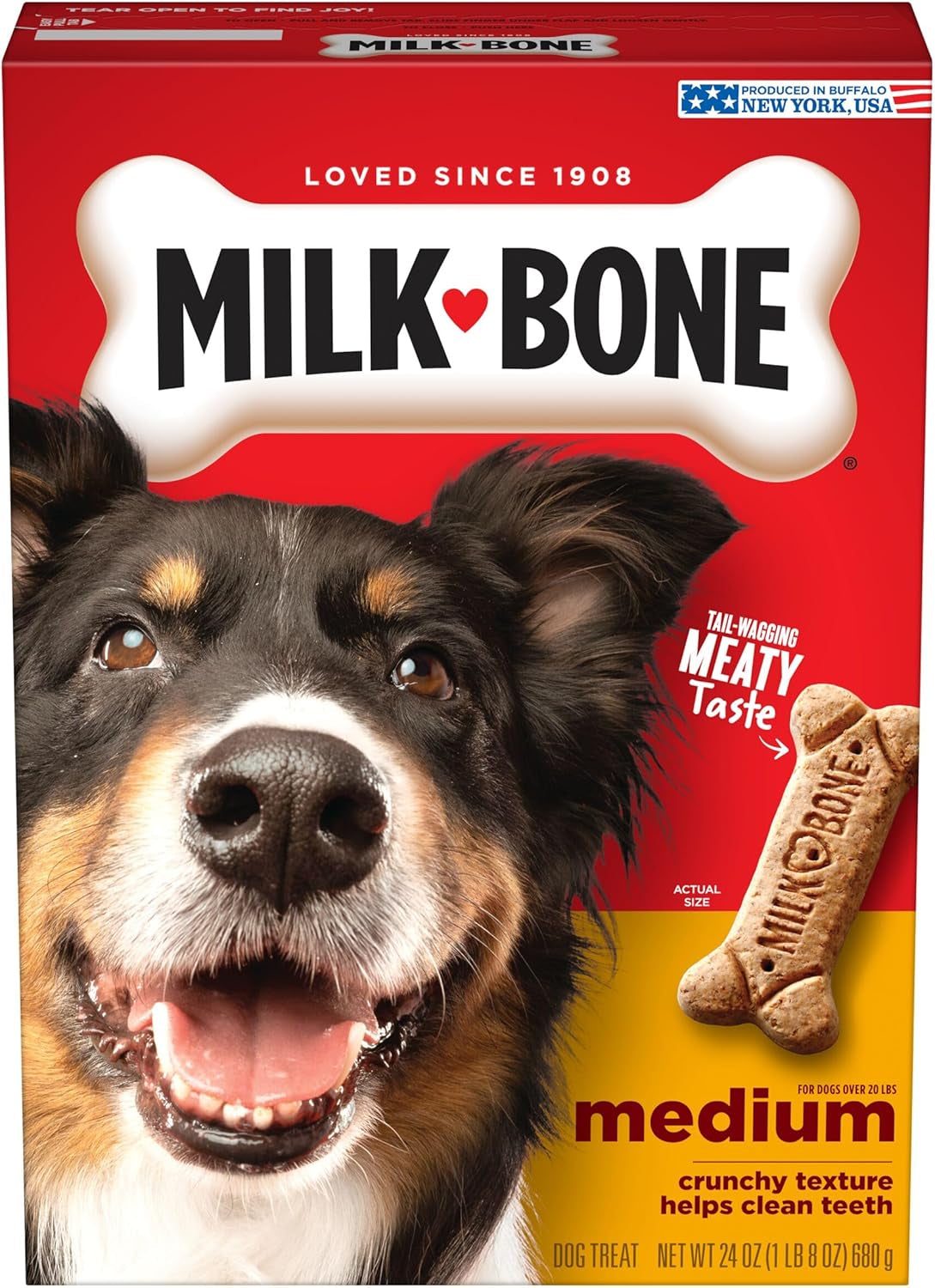 Milk-Bone Original Dog Treats Biscuits for Medium Dogs, 10 Pound