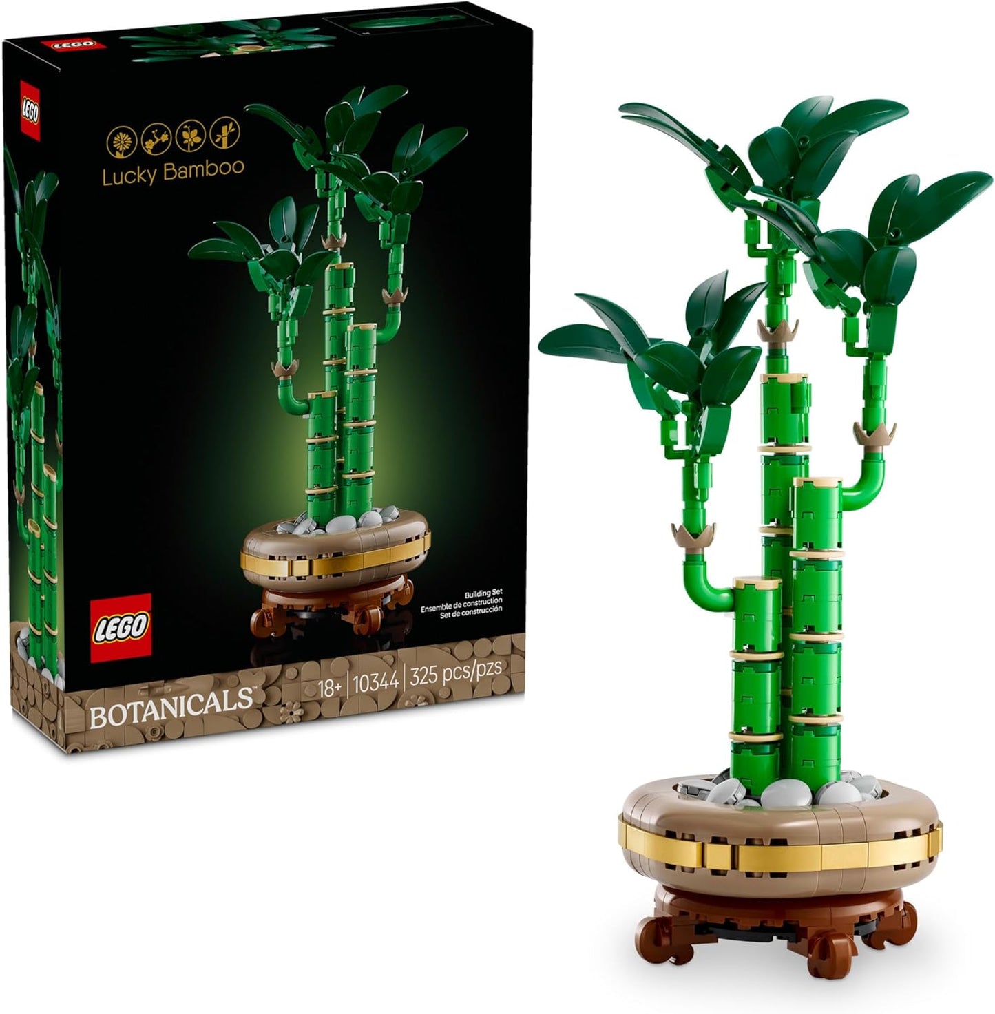 Bamboo Building Set for Indoor Home Décor.
