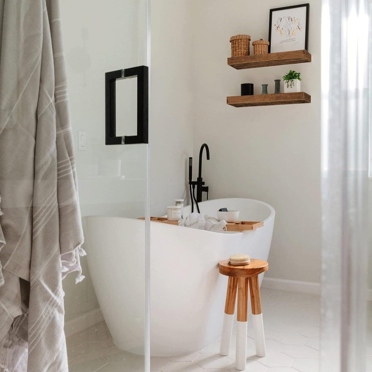 Bathroom Floating Shelves