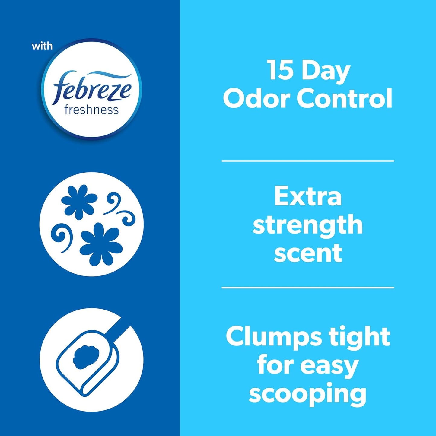 Clumping Litter with Febreze Freshness