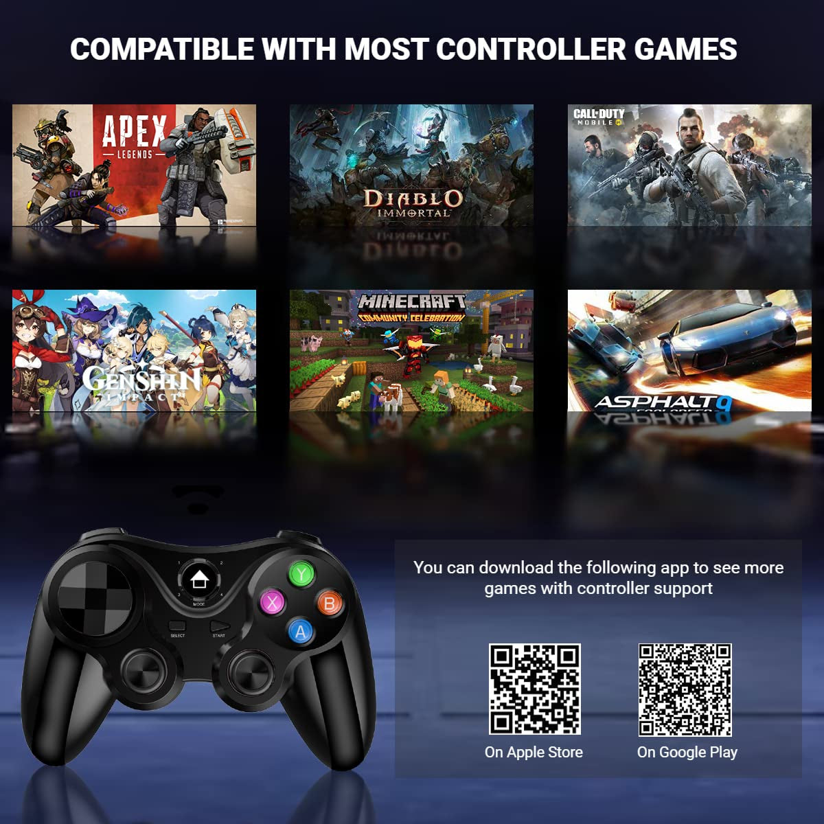 Bluetooth Gamepad Joystick