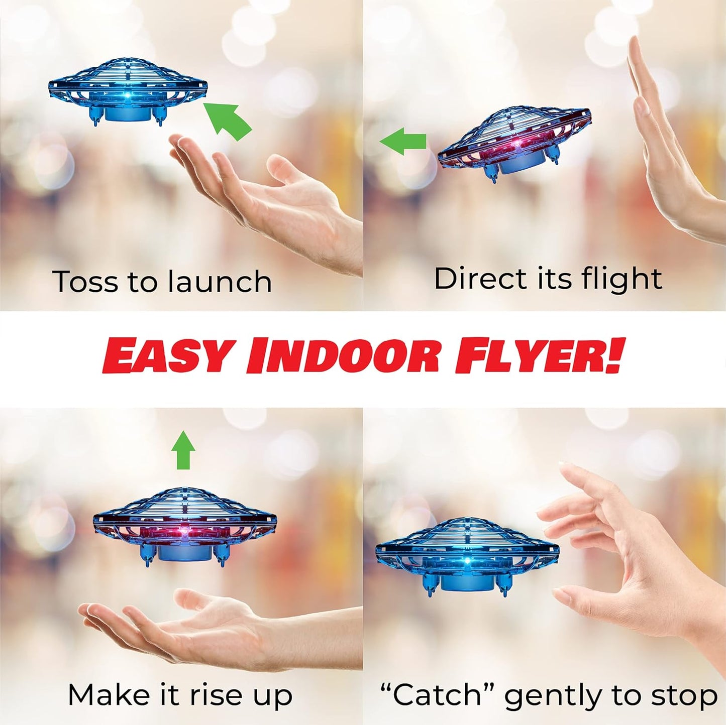 Drone for Kids or Adults - Hands Free Motion Sensor Indoor