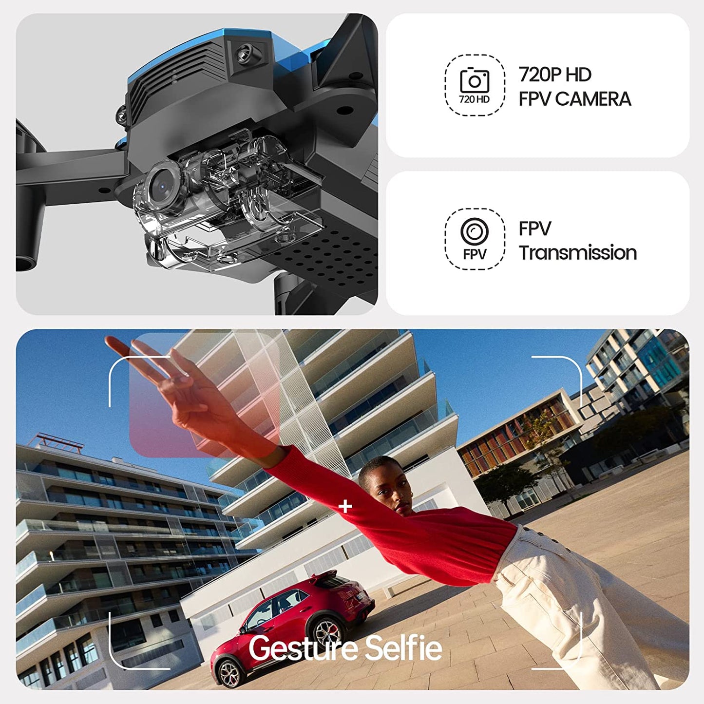 Mini Drone with Camera for Kids