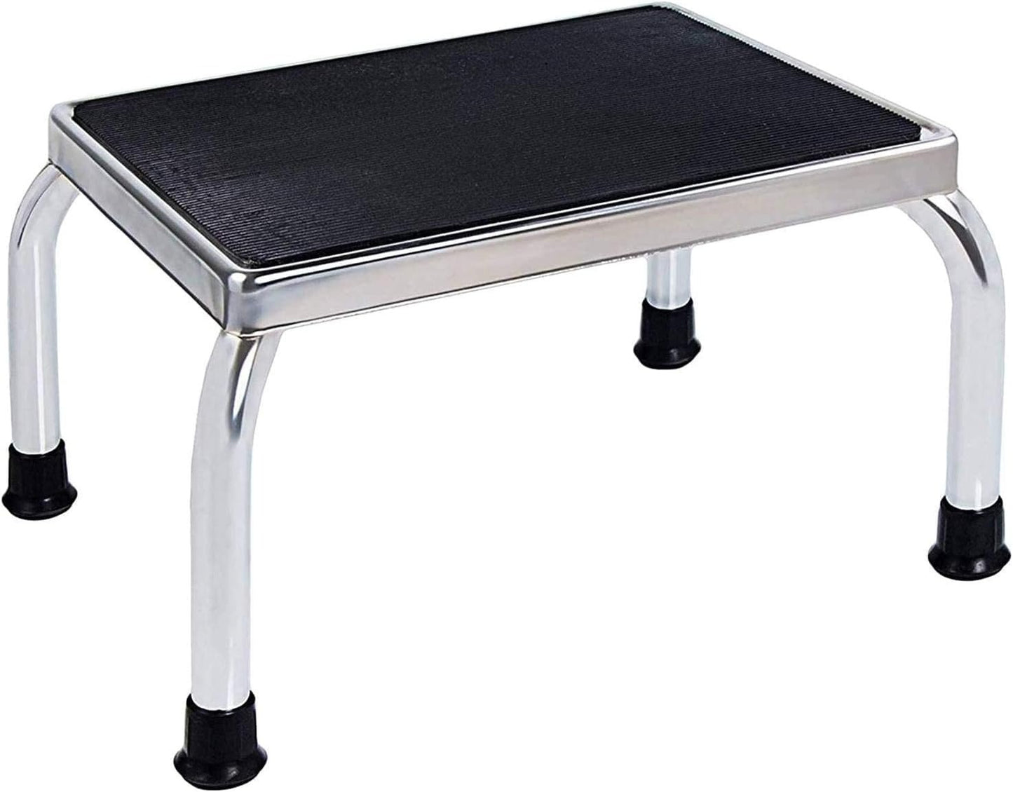 Medical Foot Step Stool 350lbs Heavy-Duty Welded Steel Legs, Fully Welded Single Construction Frame, Anti-Skid Rubber Platform