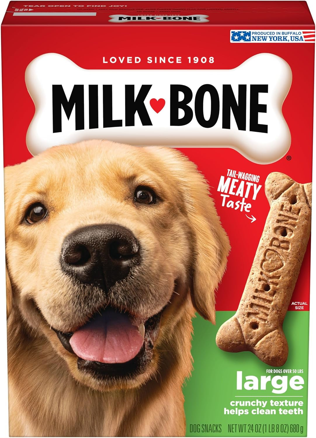 Milk-Bone Original Dog Treats Biscuits for Medium Dogs, 10 Pound