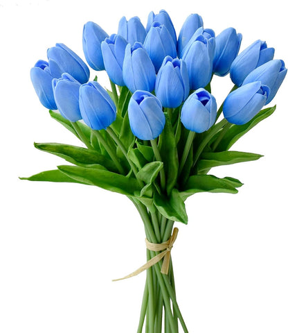 Baby Sound Machine Artificial Tulip Silk Fake Flowers