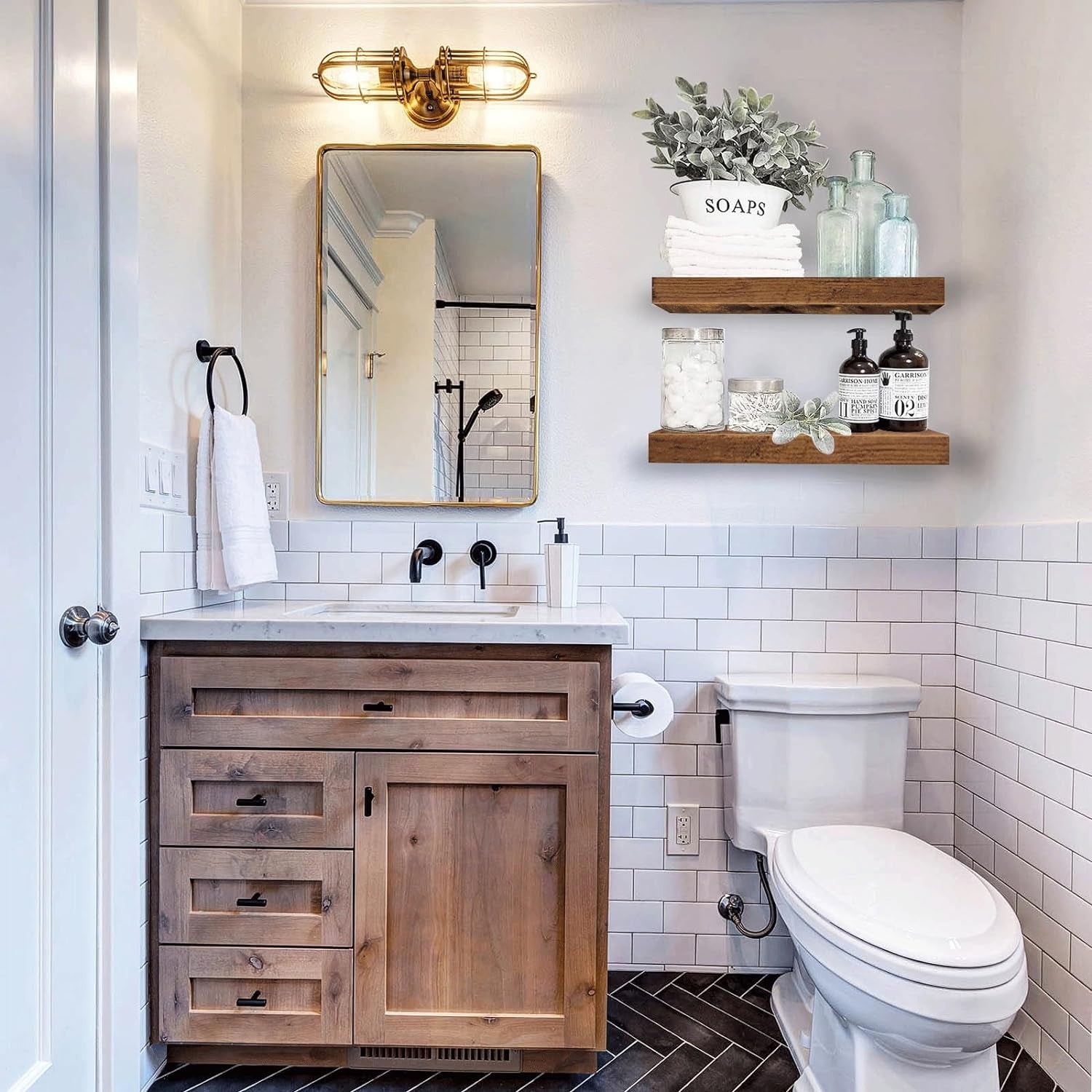 Bathroom Floating Shelves 