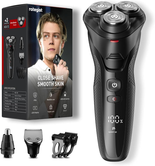 Cordless Electric Razor for Men