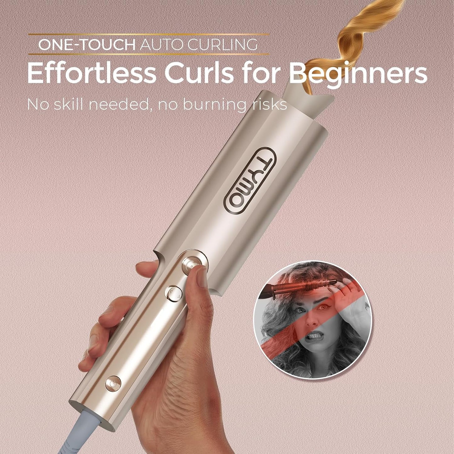 Curling Iron plus Long Barrel Curling