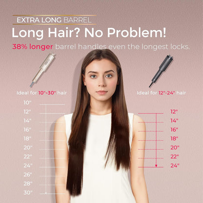 Curling Iron plus Long Barrel Curling