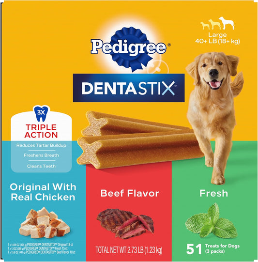  DENTASTIX Large Dog Dental Care Treats 