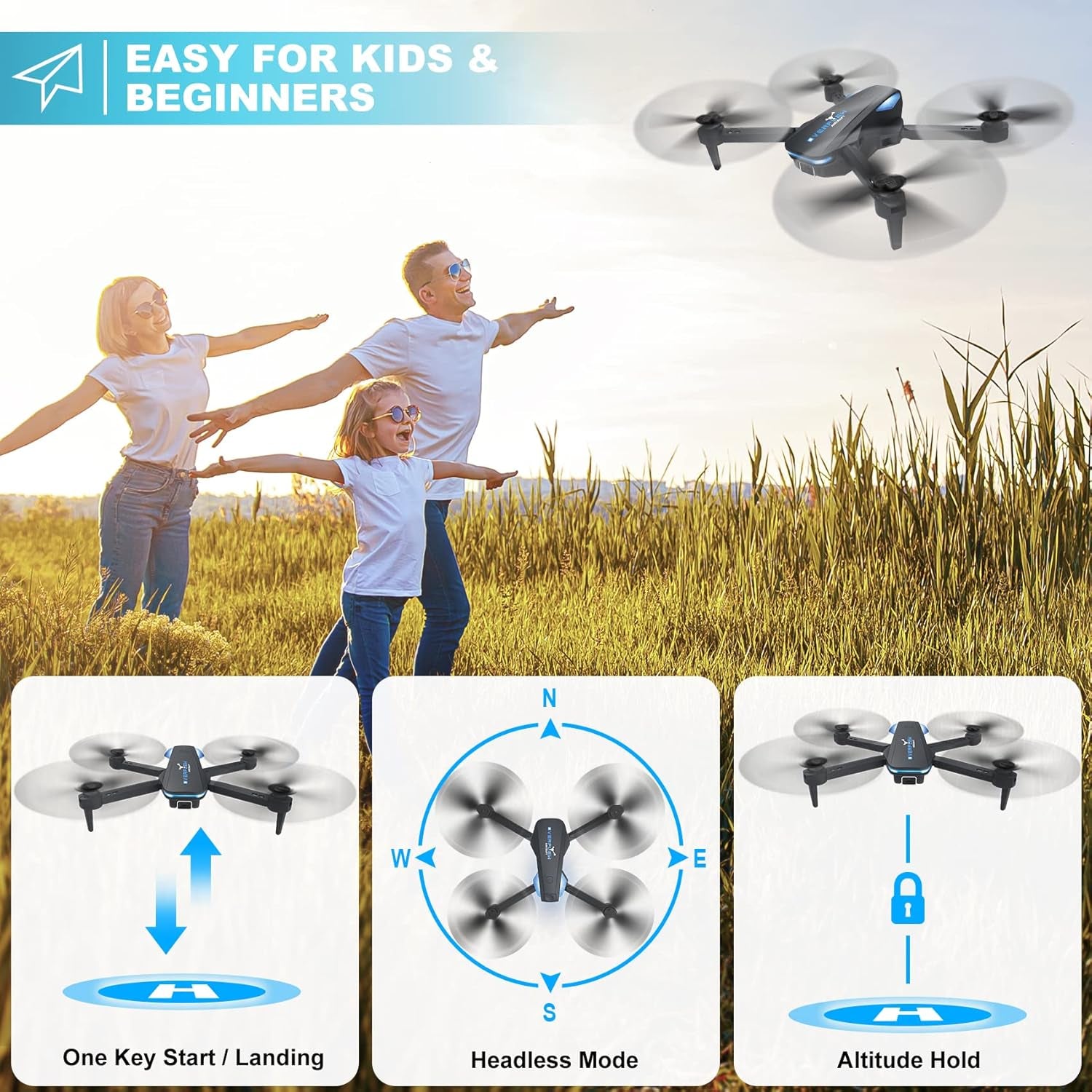 Drone with Camera for Beginners and Kids