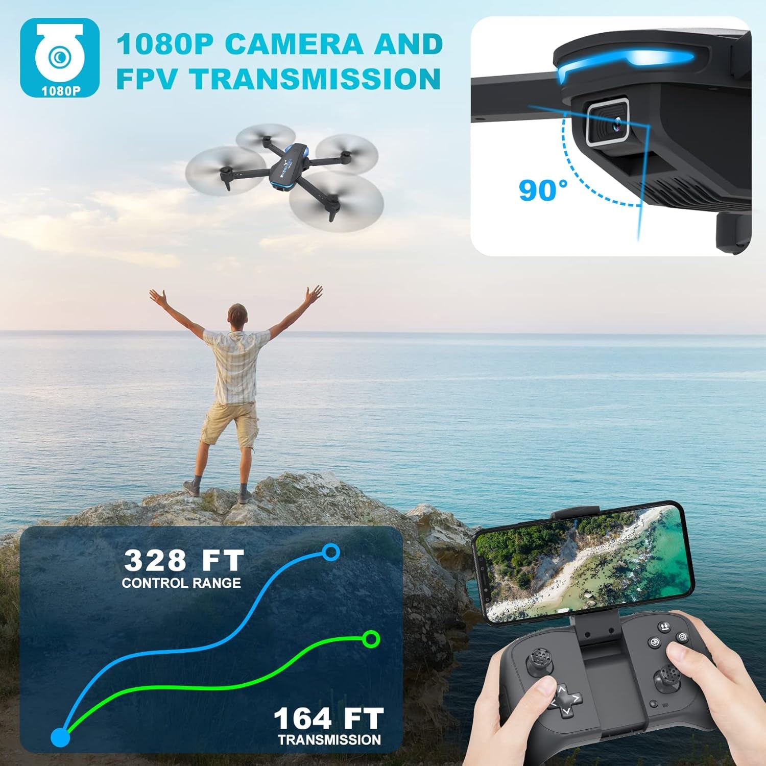 Drone with Camera for Beginners and Kids