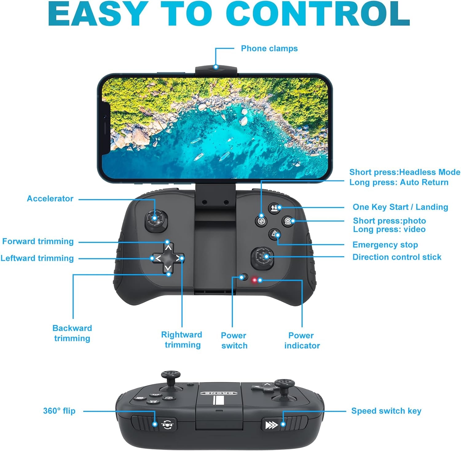 Drone with Camera for Beginners and Kids