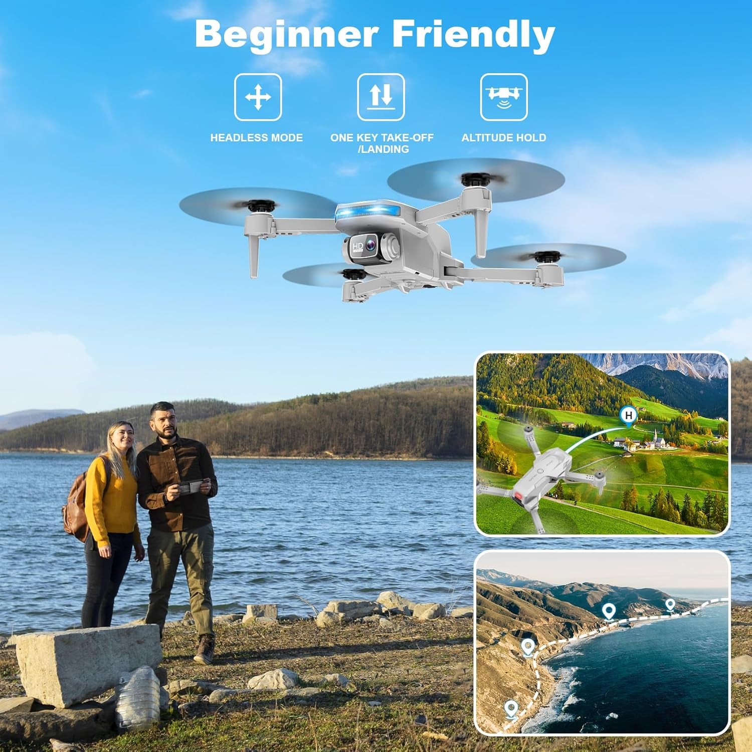 Drone with Camera for Beginners and Kids