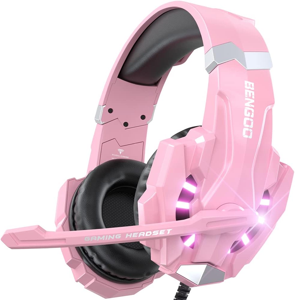 Gaming Headset for PS4 PC Xbox One PS5 Controller