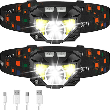  Headlamp Flashlight, 1200 Lumen Ultra-Light