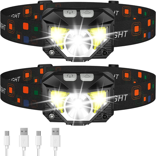  Headlamp Flashlight, 1200 Lumen Ultra-Light