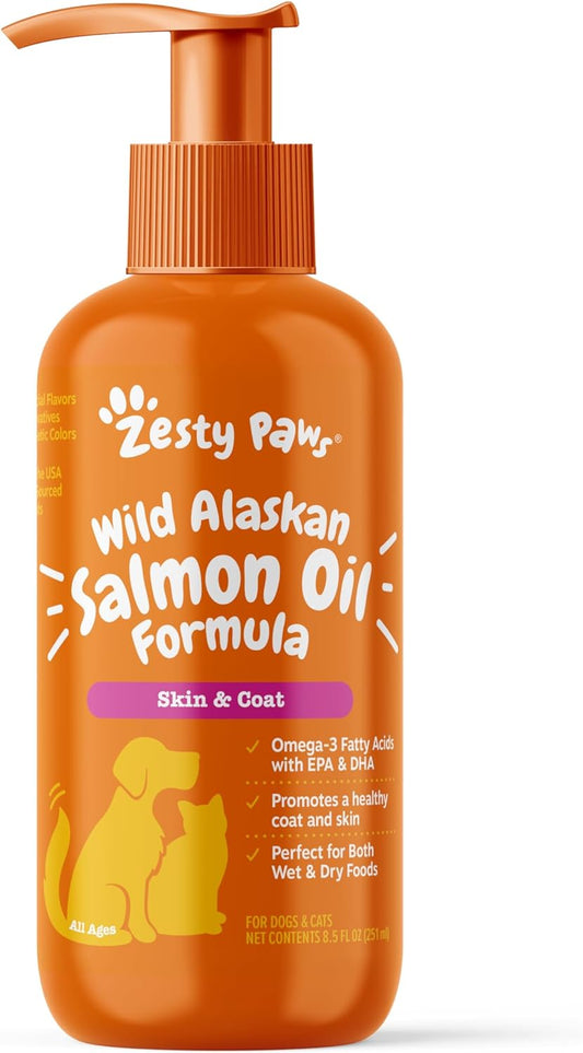 Salmon Oil for Dogs and Cats skin