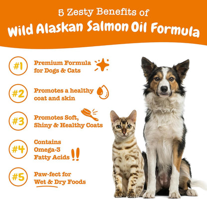 Salmon Oil for Dogs and Cats skin