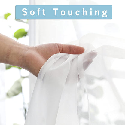 White Sheer Curtains