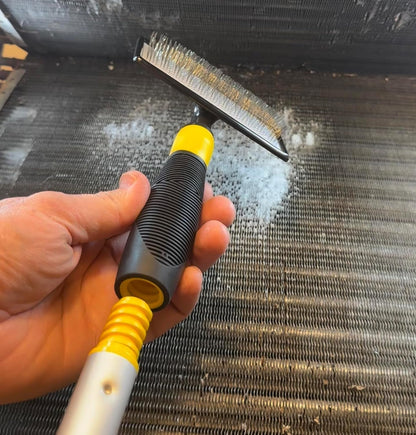 coil brush tool for Tight A/C Coil Spaces